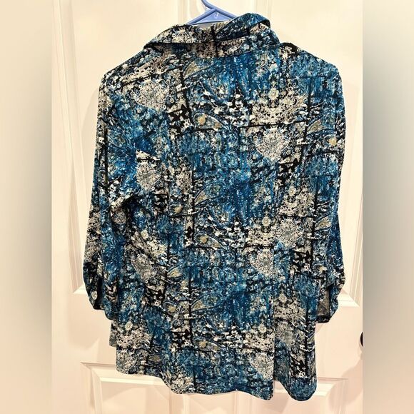 Knapp Studio medium petite blouse shirt long sleeve - Picture 2 of 3